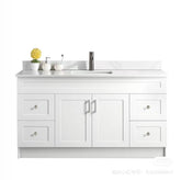 60'' HDF SINGLE SINK VANITY WITH TOP